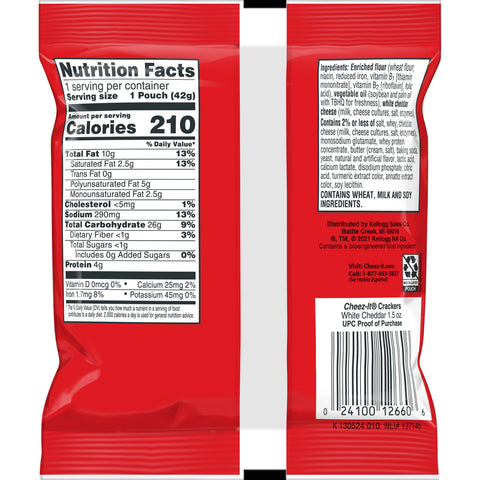 Snack Cracker Cheez-it® White Cheddar