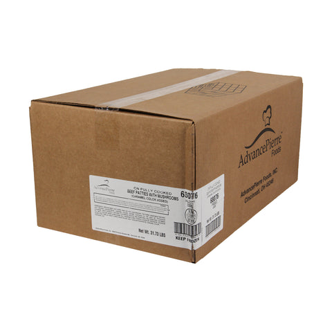 Advancepierre™ BEEF & MUSHROOM PATTIE CHARMARKED CN FC 1.8 OZ 10000068076