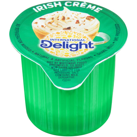 Creamer Liquid Non Dairy Irish Cream Single Serve Aseptic Cup