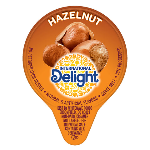 Creamer Liquid Non-dairy Hazelnut Single Serve Cup Aseptic