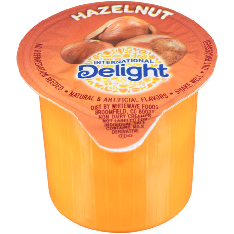Creamer Liquid Non-dairy Hazelnut Single Serve Cup Aseptic