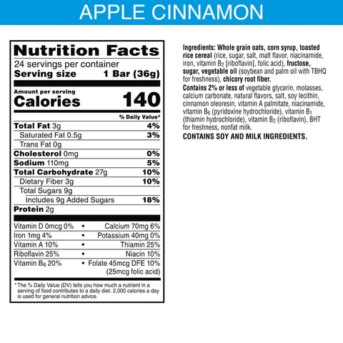 Granola Bar Rice Krispies® Chewy Apple Cinnamon