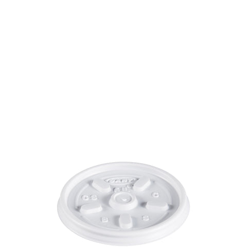 Dart LID VENTED WHITE 6 OZ