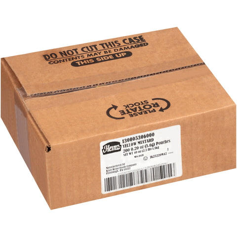 Heinz Mustard Packets, .2 Ounce -- 200 per case