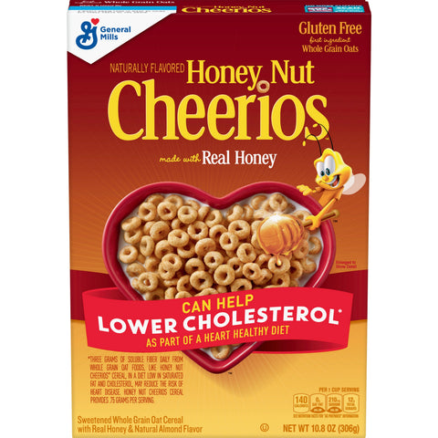 Honey Nut Cheerios Oats, 10.8 Ounce -- 12 per case.