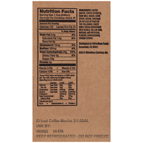 International Delight COFFEE ICED MOCHA BIB ESL