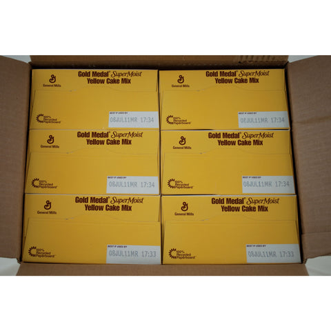 Gold Medal SuperMoist Yellow Cake Mix, 4.5 pound -- 6 per case