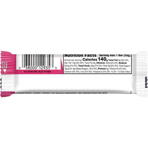 Kelloggs Special K Cranberry Almond Cereal Chewy Nut Bar, 1.16 Ounce -- 72 per case.