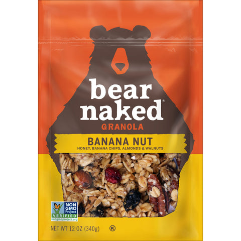 Kelloggs Bear Naked Banana Nut All Natural Granola, 12 Ounce -- 6 per case.