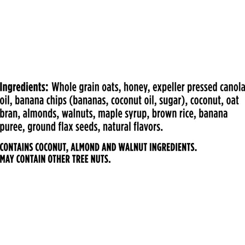 Kelloggs Bear Naked Banana Nut All Natural Granola, 12 Ounce -- 6 per case.