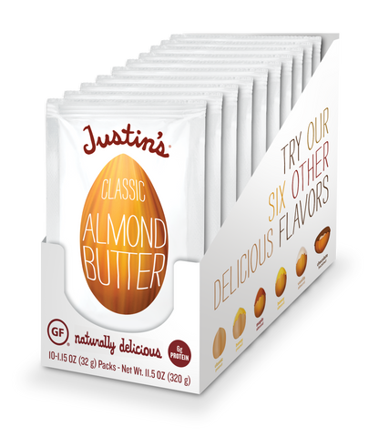 Justins ALMOND BUTTER CLASSIC SINGLE SERVE SQUEEZE PACKET