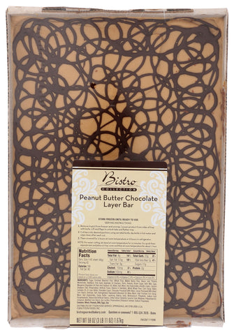Bistro Collection DESSERT BAR PEANUT BUTTER CHOCOLATE LAYER