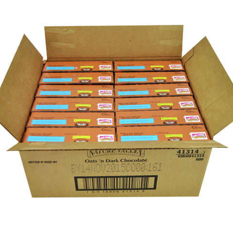 Nature Valley Dark Chocolate Crunchy Granola Bar, 8.94 Ounce -- 12 per case.