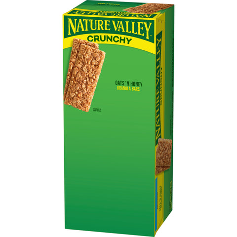 Nature Valley Crunchy Oat and Honey Granola Bar - 28 per pack -- 6 packs per case.