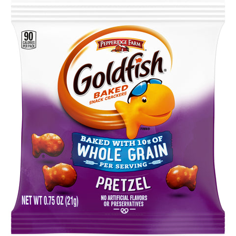 Snack Goldfish Prezel Single Serve