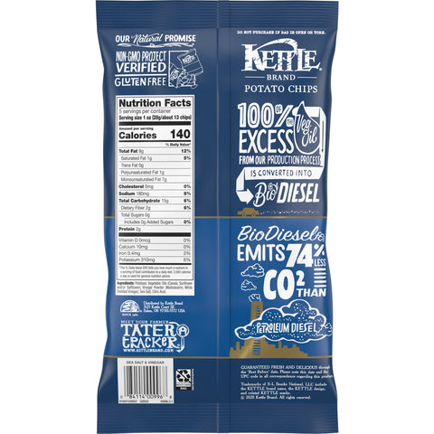Kettle Foods CHIP POTATO SEA SALT & VINEGAR