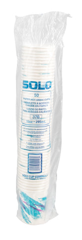 Solo Jazz® CUP PAPER HOT SINGLE SIDED POLY 10 OZ