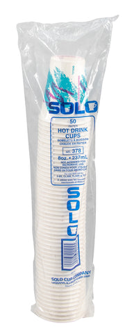 Solo Jazz® CUP PAPER HOT SINGLE SIDED POLY 8 OZ