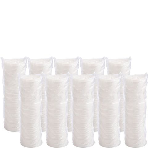 Lid White Lift N' Lock F/ Foam Cups & Containers 6-10 Oz