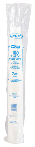 Dart Conex® CUP PLASTIC TRANSLUCENT 7 OZ