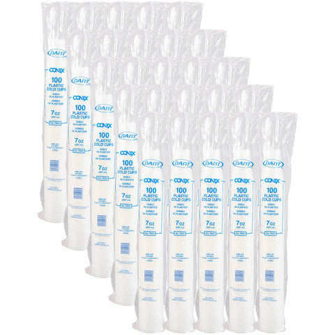 Dart Conex® CUP PLASTIC TRANSLUCENT 7 OZ