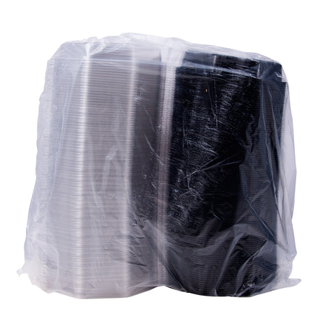 Solo Creative Carryouts OctaView PET Medium Hinged Lid Container, 7 inch -- 100 per case