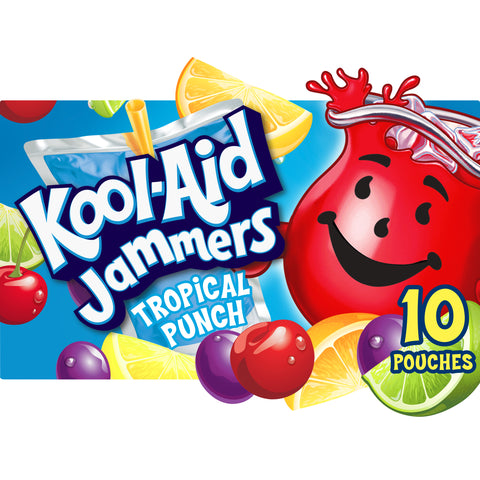 Kool-Aid Jammers Tropical Punch Flavored Drink, 6 fluid ounce -- 40 per case