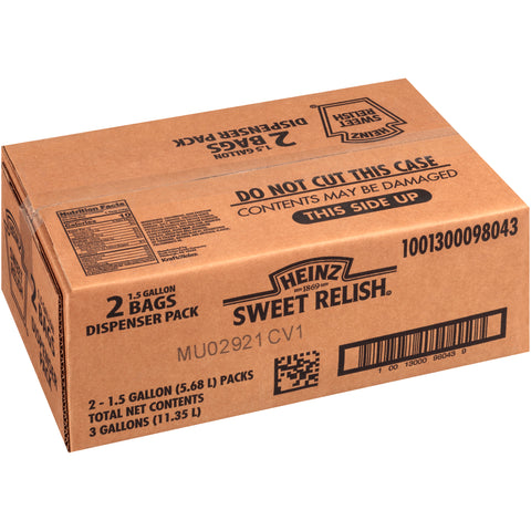 Heinz Sweet Relish Condiment, 1.5 Gallon -- 2 per case.