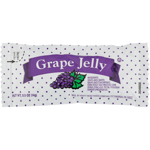 Jelly Grape Single Serve Foil Pouch 0046900/78000428