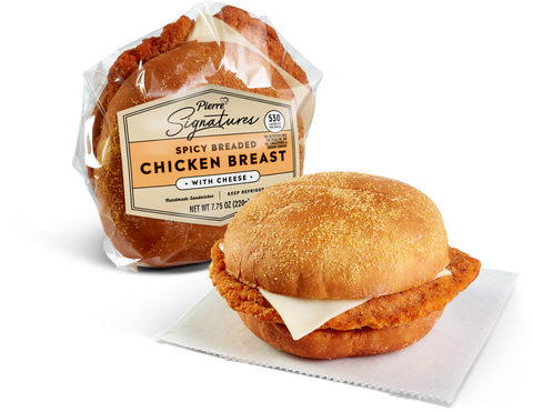 Pierre Signatures® SANDWICH SPICY CHICKEN WITH CHEESE 7.75 OZ 10000012312