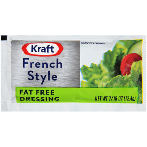 Kraft DRESSING FRENCH ORIGINAL FAT FREE SINGLE SERVE POUCH
