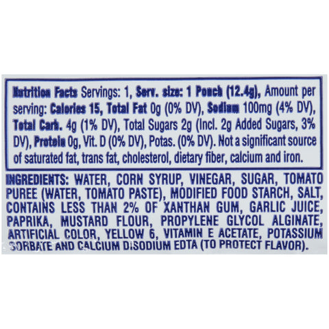 Kraft DRESSING FRENCH ORIGINAL FAT FREE SINGLE SERVE POUCH