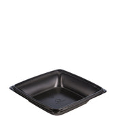 Expressions® CONTAINER PLASTIC SQUARE BASE BLACK 1-COMPARTMENT 9