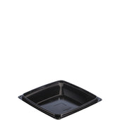 Expressions® CONTAINER POLYSTYRENE PLASTIC SQUARE BASE BLACK 7.5