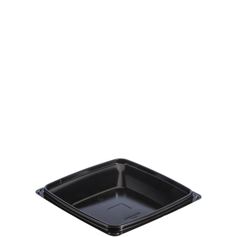 Expressions® CONTAINER POLYSTYRENE PLASTIC SQUARE BASE BLACK 7.5