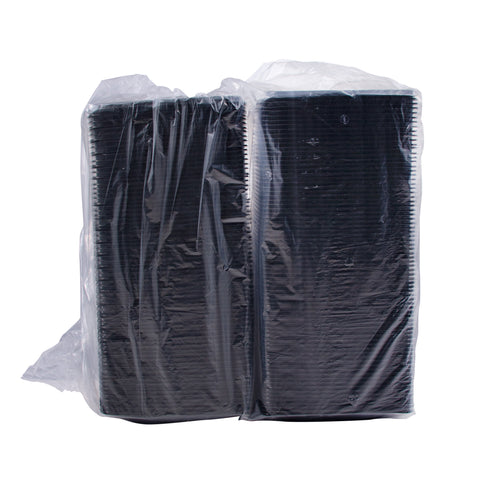 Expressions® CONTAINER TRAY POLYPROPYLENE SQUARE BLACK 9