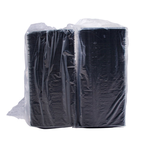 Expressions® CONTAINER TRAY POLYPROPYLENE SQUARE BLACK 9