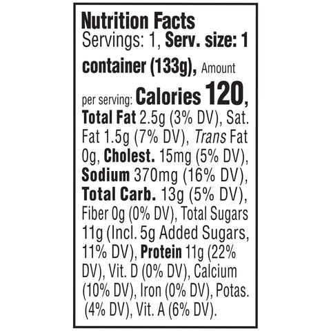 Breakstone's Cottage Doubles Pineapple Cottage Cheese, 4.7 Ounce -- 12 per case