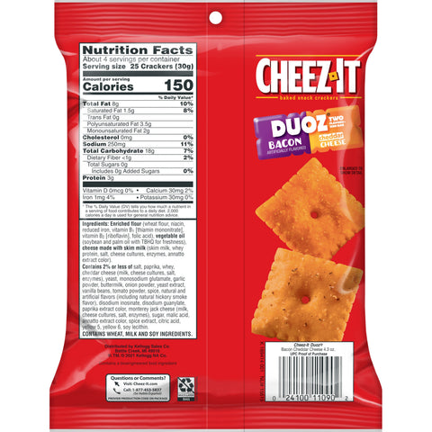 Cracker Duoz Cheddar Bacon