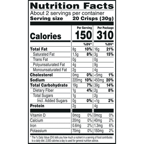 Kelloggs Cheez It Cheddar Sour Cream and Onion Cracker, 2.2 Ounce -- 6 per case.