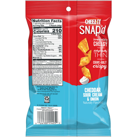 Cracker Snap'd Cheddar Sour Cream & Onion