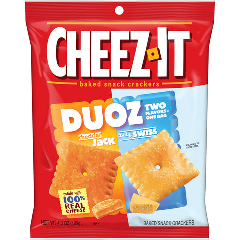 Cracker Duoz Cheddar Jack Baby Swiss