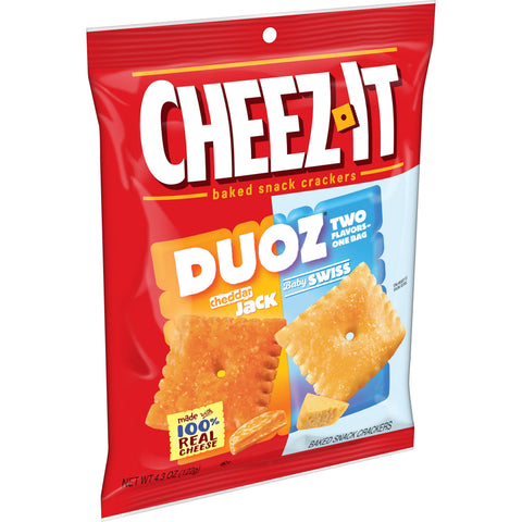 Cracker Duoz Cheddar Jack Baby Swiss