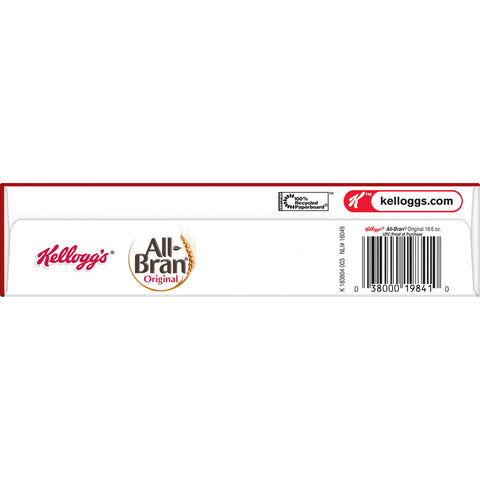 Kelloggs Original All Bran Cereal, 18.6 Ounce -- 8 per case