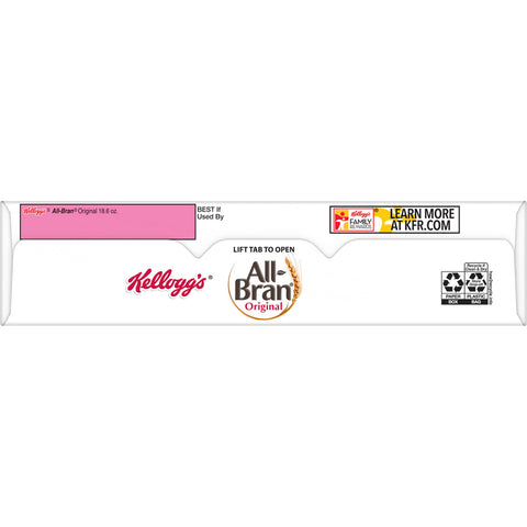 Kelloggs Original All Bran Cereal, 18.6 Ounce -- 8 per case