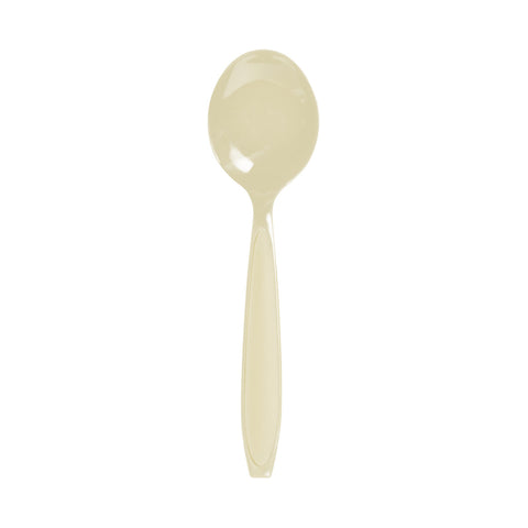 Solo® Impress™ SPOON SOUP PLASTIC HEAVY WEIGHT CHAMPAGNE PS