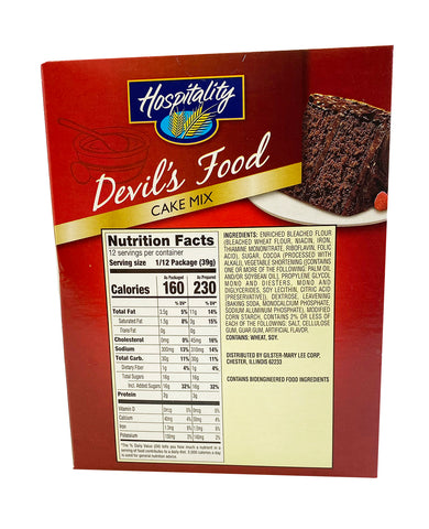 Hospitality CAKE MIX DEVILS FOOD