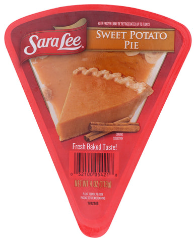 Sara Lee Frozen PIE SWEET POTATO SLICE IW