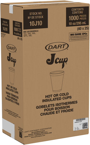Dart CUP FOAM HORIZON PLUM 10 OZ