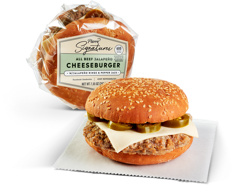 Pierre Signatures® SANDWICH CHEESEBURGER JALAPENO